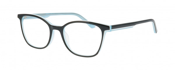 Prodesign Denmark TOPO 4 Eyeglasses, BLACK LIGHT SHINY