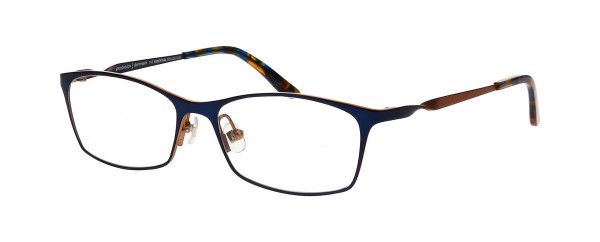 Prodesign Denmark TWIST 1 Eyeglasses, BLUE MEDIUM MATT