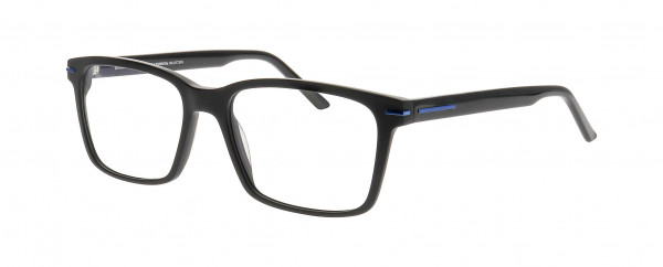 Prodesign Denmark STRIKE 3 Eyeglasses, BLACK DARK MATT