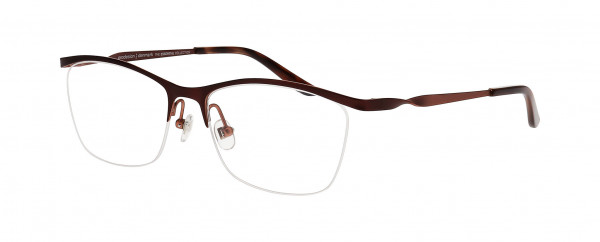 Prodesign Denmark TWIST 2 Eyeglasses, BROWN MEDIUM MATT