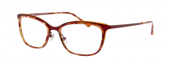 Prodesign Denmark TRIPLE 1 Eyeglasses, BURGUNDY MEDIUM DEMI