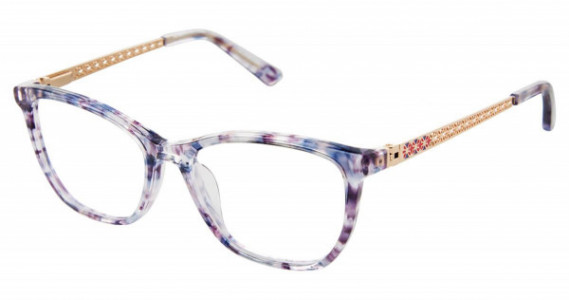 Nicole Miller SOPHIA Tween Niki Nicole Miller Eyeglasses, C01 PURPLE/BROWN