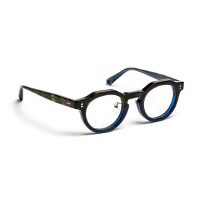 J.F. Rey LINCOLN Eyeglasses, 4940 GREEN ASIA / GREEN TRANSPARENT