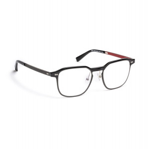 J.F. Rey JF3004 Eyeglasses, 0030 BLACK/CARBON/FIBER GLASSES RED