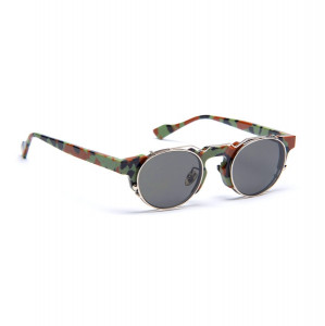 J.F. Rey HKXJF02 Eyeglasses, 4305 CAMO EXCLUSIVE CAT.3 SOLAR CLIP-ON