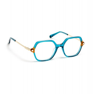 J.F. Rey LOU Eyeglasses, 2555 TURQUOISE/DEMI