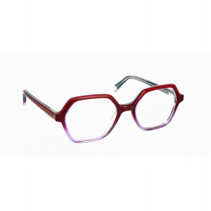 J.F. Rey PISTACHE Eyeglasses, 0070 STRIPES BLACK/PURPLE