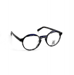 J.F. Rey PA103 Eyeglasses, 0120 NICE BLACK/BLUE