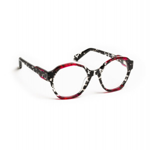 J.F. Rey PA107 Eyeglasses, 0182 PANTHER BLACK/PINK