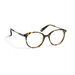 J.F. Rey PA090 Eyeglasses, 4090 KHAKI/BLACK LACE/KHAKI