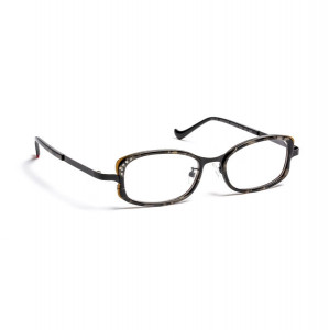 Boz by J.F. Rey NELO Eyeglasses, 0050ST AF BLACK/COPPER WITH STONES