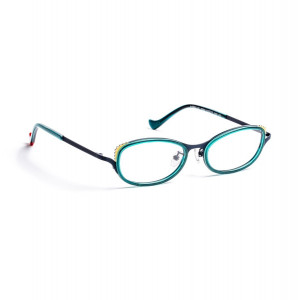 Boz by J.F. Rey LABELLE Eyeglasses, 2550 AF PEARL GREEN/DARK BLUE/GOLD