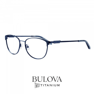 Bulova Varna Eyeglasses, Light Brown