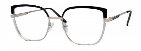 Enhance EN4495 Eyeglasses, Brown/White/Gold