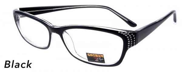 Smilen Eyewear Gotham Premium GothamStyle 235* Eyeglasses, Black