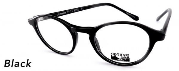 Smilen Eyewear Gotham Premium GothamStyle 223 Eyeglasses, Black