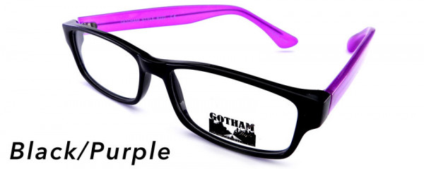 Smilen Eyewear Gotham Premium GothamStyle 222* Eyeglasses, Black/Purple