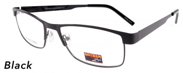 Smilen Eyewear LARGE FRAMES GothamStyle Stainless 11 Eyeglasses