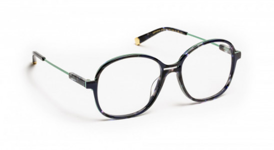 VOLTE FACE USHUAIA Eyeglasses, 2925 BLUE FLORAL / BLUE AQUAMARINE