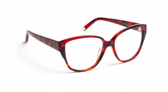 VOLTE FACE THEA Eyeglasses, 3001 RED REFINED / BLACK