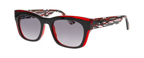 Face a Face SHIRO 1 Sunglasses, BLACK/RED