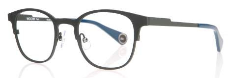 Woow CALL ME 2 Eyeglasses, SATIN BLACK / MAT FLUO GREEN