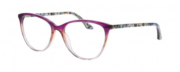 William Morris 70017 Eyeglasses, AUBERGINE GRADIENT TRANSPARENT