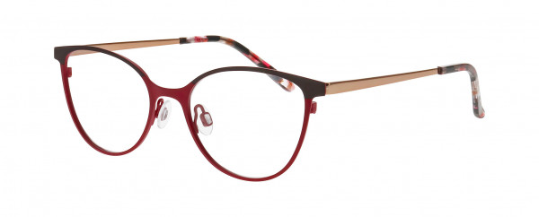 Nifties NI8539 Eyeglasses, AUBERGINE DARK MATT