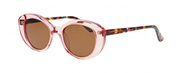 Nifties NI9859 Sunglasses, PINK LIGHT TRANSPARENT