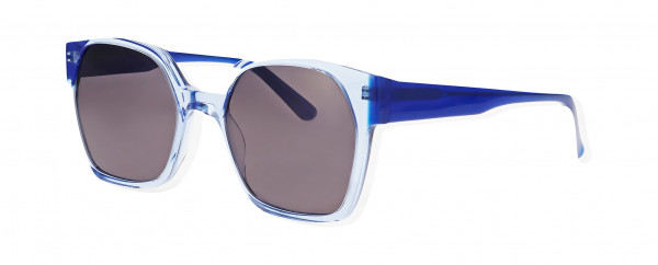 Inface IF9864 Sunglasses, BLUE LIGHT SHINY