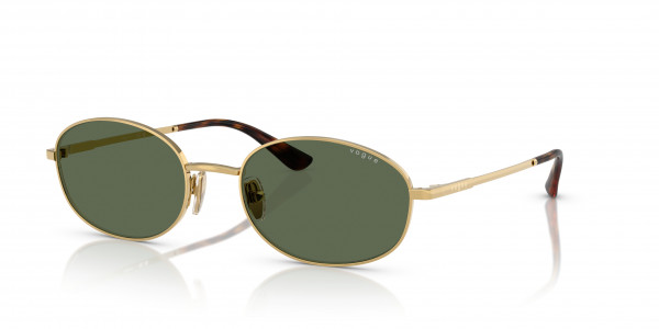 Vogue VO4323S Sunglasses, 280/71 GOLD DARK GREEN (GOLD)