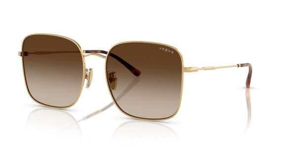 Vogue VO4327SD Sunglasses, 280/13 GOLD GRADIENT BROWN (GOLD)