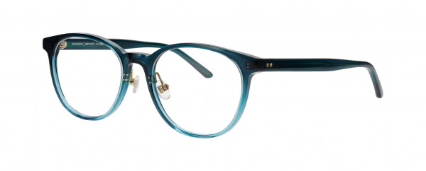 Prodesign Denmark Model 3634 Eyeglasses, PETROL GRADIENT TRANSPARENT