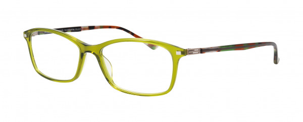 Prodesign Denmark Model 3639 Eyeglasses, GREEN LIGHT TRANSPARENT