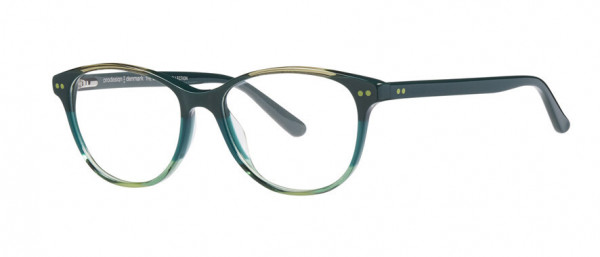 Prodesign Denmark Model 1788 Eyeglasses, GREEN DARK SHINY