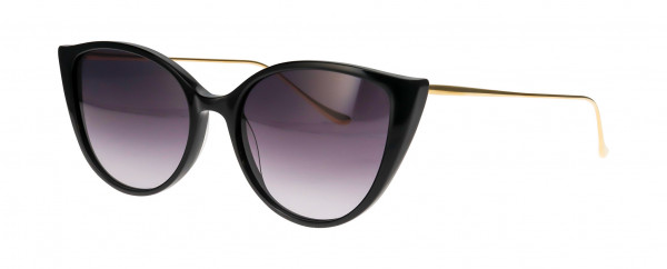 Prodesign Denmark Model 8672 Sunglasses, BLACK DARK SHINY