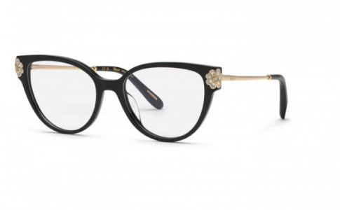 Chopard VCH381S Eyeglasses, Shiny Black 0700