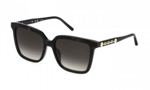 Escada SESE61 Sunglasses, Black W/white Temple 0981