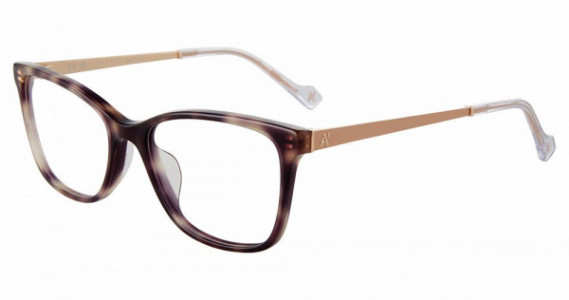 Yalea VYA117L Eyeglasses, Brown/beige Hav 07UX