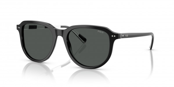 Polo PH4225F Sunglasses, 500187 SHINY BLACK DARK GREY (BLACK)