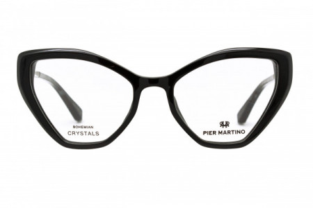 Pier Martino PM6747 Eyeglasses, C1 Black Silver