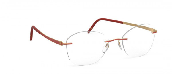 Silhouette Momentum  5529 EU Eyeglasses, 3020 Gold / Siena Red