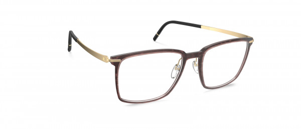 Silhouette Momentum Aurum Full Rim L013 Eyeglasses, 6020 Mahogany / Gold