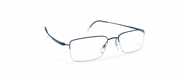 Silhouette Titan Dynamics Nylor 5574 Eyeglasses, 4640 Navy Blue Silky Matte