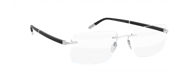 Silhouette Hinge C-2 Demo Rimless 5421 Eyeglasses, 6053 Grey / Black