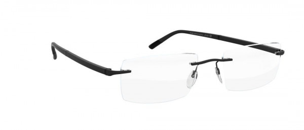 Silhouette Hinge C-2 Demo Rimless 5422 Eyeglasses, 6052 Black