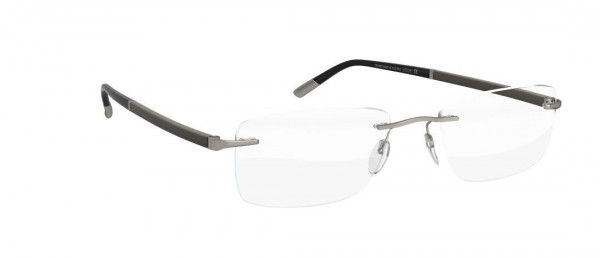 Silhouette Hinge C-2 Demo Rimless 5423 Eyeglasses, 6050 Grey / Tabacco