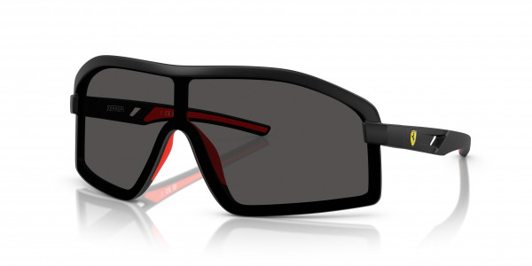 Ferrari Scuderia FZ6010U Sunglasses, 504/87 MATTE BLACK GREY (BLACK)