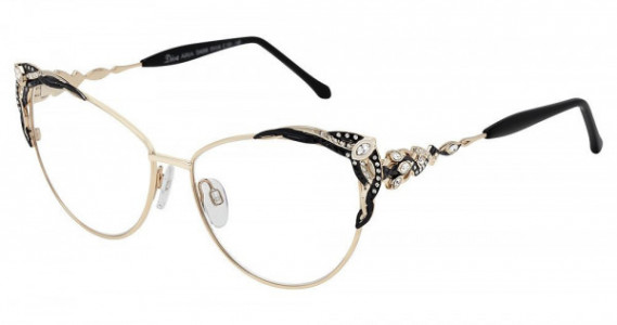 Diva ARIA 006 Eyeglasses, 101 BLACK GOLD