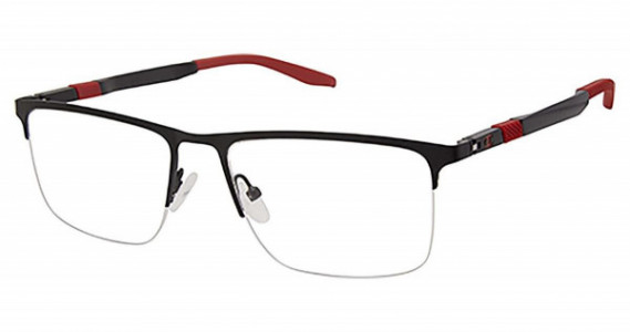 Champion ROUSE Flex Fit 180 Extended Size Champion Eyeglasses, C01 MATTE BLACK